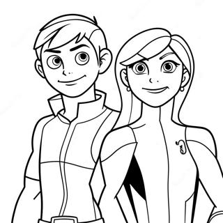 Ben 10 And Gwen Coloring Page 26527 5793