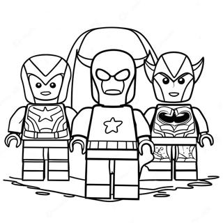 Lego Avengers Coloring Pages