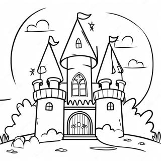 Enchanted Castle Coloring Page 26809-5849