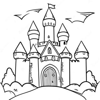 Enchanted Castle Coloring Page 26809-5852