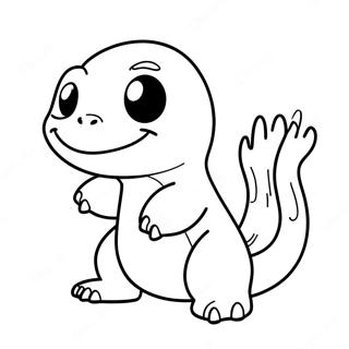 Cute Charmander Coloring Page 27086-5894