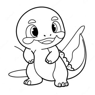 Cute Charmander Coloring Page 27086-5895