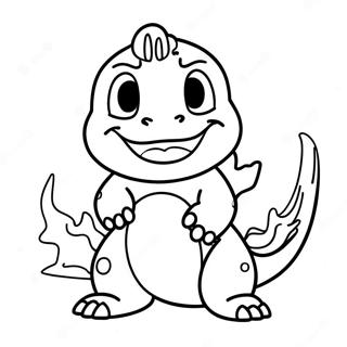 Angry Charmander Coloring Page 27087-5897