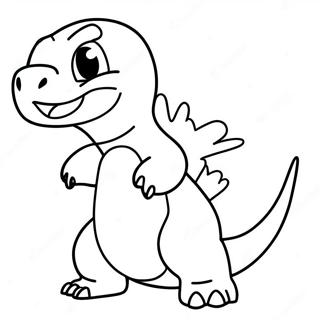 Angry Charmander Coloring Page 27087-5898