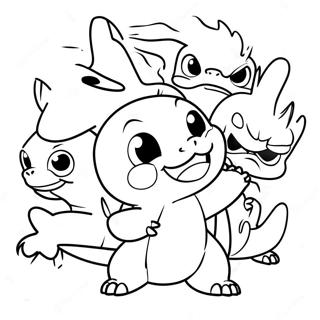 Charmander Coloring Pages