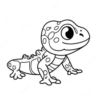 Cute Baby Lizard Coloring Page 27193-5918