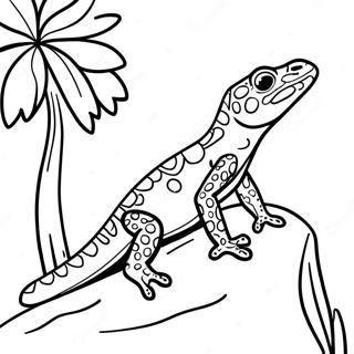 Lizard Coloring Pages