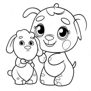 Doc Mcstuffins With Lambie Coloring Page 27294-5934