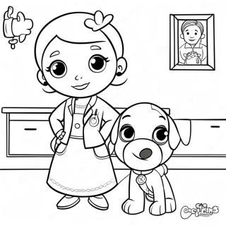 Doc Mcstuffins In The Clinic Coloring Page 27295-5937