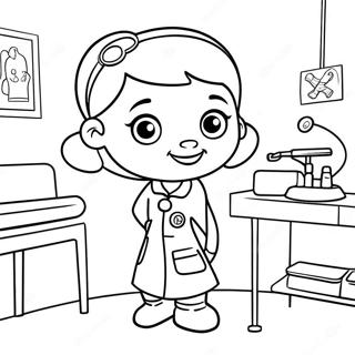 Doc Mcstuffins In The Clinic Coloring Page 27295-5938