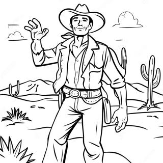 Cowboy Coloring Pages