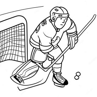 Hockey Coloring Pages