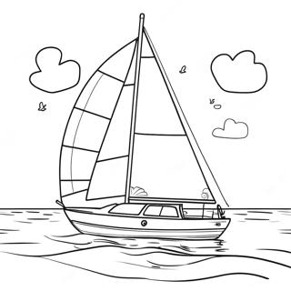 Boat Ship Coloring Pages