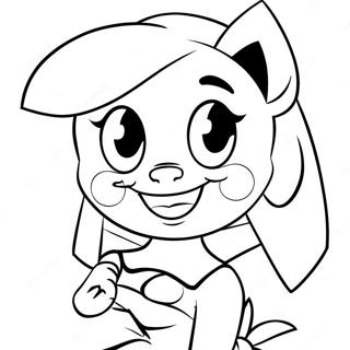 Amy Rose Smiling Coloring Page 27749-6035