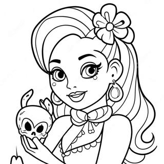 Monster High Draculaura Coloring Page 27844-6054