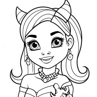 Monster High Draculaura Coloring Page 27844-6056