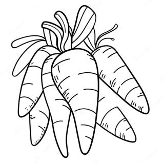 Colorful Carrot Coloring Page 28225-6136