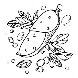 Playful Peas Coloring Page 28229-6149