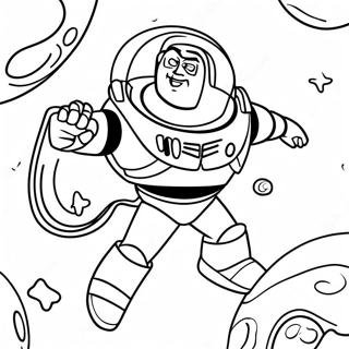 Buzz Lightyear In Space Coloring Page 28396-6175