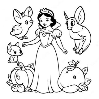 Snow White Coloring Pages