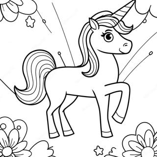 Unicorns Coloring Pages