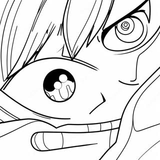 Sasuke With Sharingan Coloring Page 28854-6276