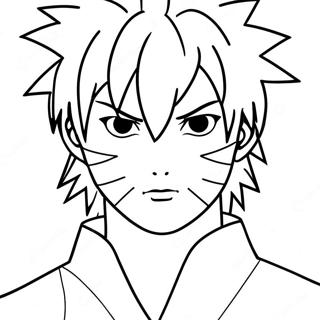 Sasuke In Sage Mode Coloring Page 28855-6278