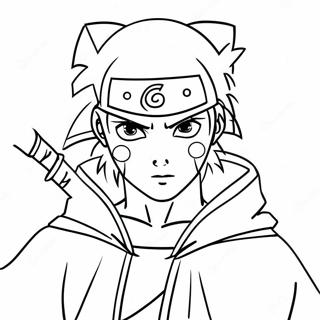 Sasuke Coloring Pages