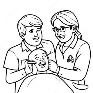 Dentist Coloring Pages