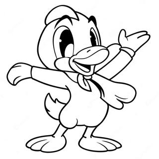 Daffy Duck In A Silly Pose Coloring Page 29118-6338