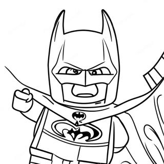 Lego Batman In Action Coloring Page 29294-6375