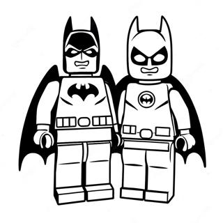 Lego Batman And Robin Coloring Page 29295-6377