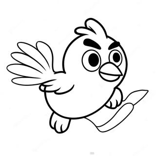 Angry Birds Coloring Pages