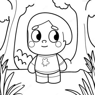 Steven Universe In A Magical Forest Coloring Page 29575-6437