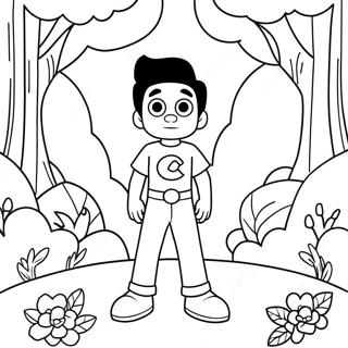 Steven Universe In A Magical Forest Coloring Page 29575-6439