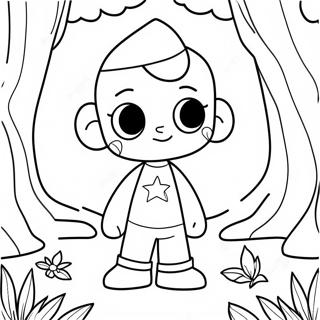 Steven Universe In A Magical Forest Coloring Page 29575-6440