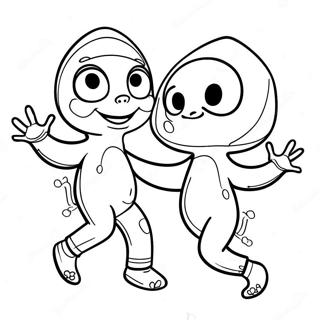 Alien Coloring Pages