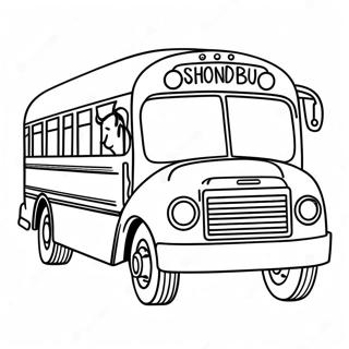 School Bus Coloring Pages