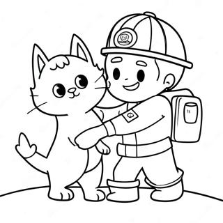 Firefighter Coloring Pages