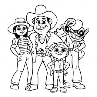 Coco Family Portrait Coloring Page 30465-6638