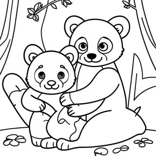 Red Panda Coloring Pages