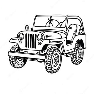 Jeep Coloring Pages