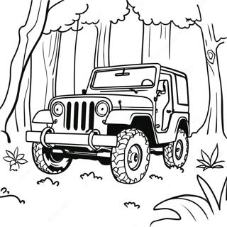 Jeep Coloring Pages