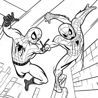 Carnage Vs Spider Man Coloring Page 31000-6757