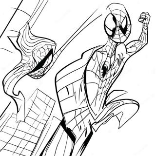 Carnage Vs Spider Man Coloring Page 31000-6758