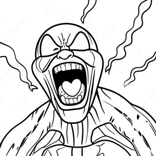 Carnage Laughing Manically Coloring Page 31002 6765