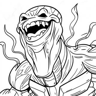 Carnage Laughing Manically Coloring Page 31002 6768
