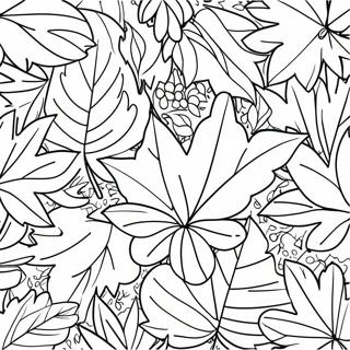 Fall Leaves Coloring Pages