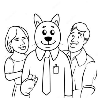 Mr Beast With Friends Coloring Page 31554 6887