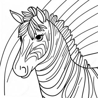 Zebra Coloring Pages